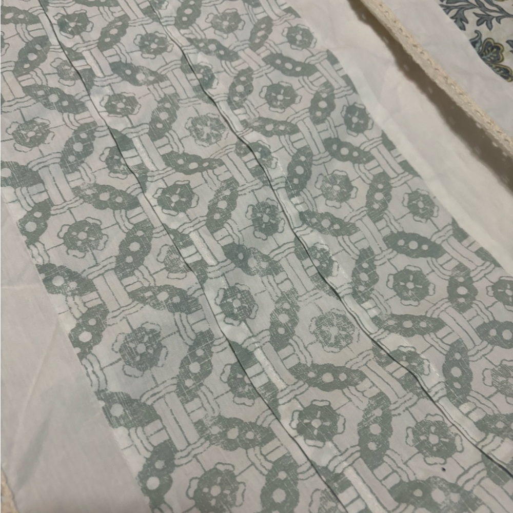 Madison Park-Stella-duvet cover-color block mint paisley print/bonus sha… - Picture 7 of 15